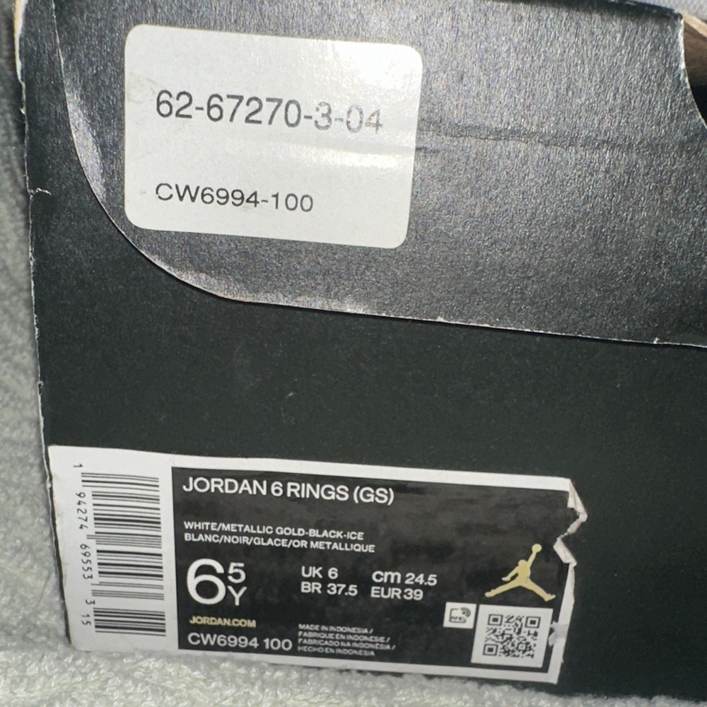 Jordan 6 Rings (GS) - Picture 8 of 8